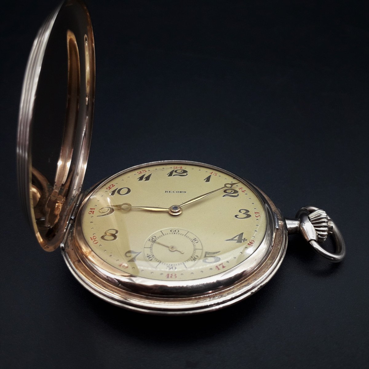 Orologio da tasca Savonette, Record Watch-photo-4