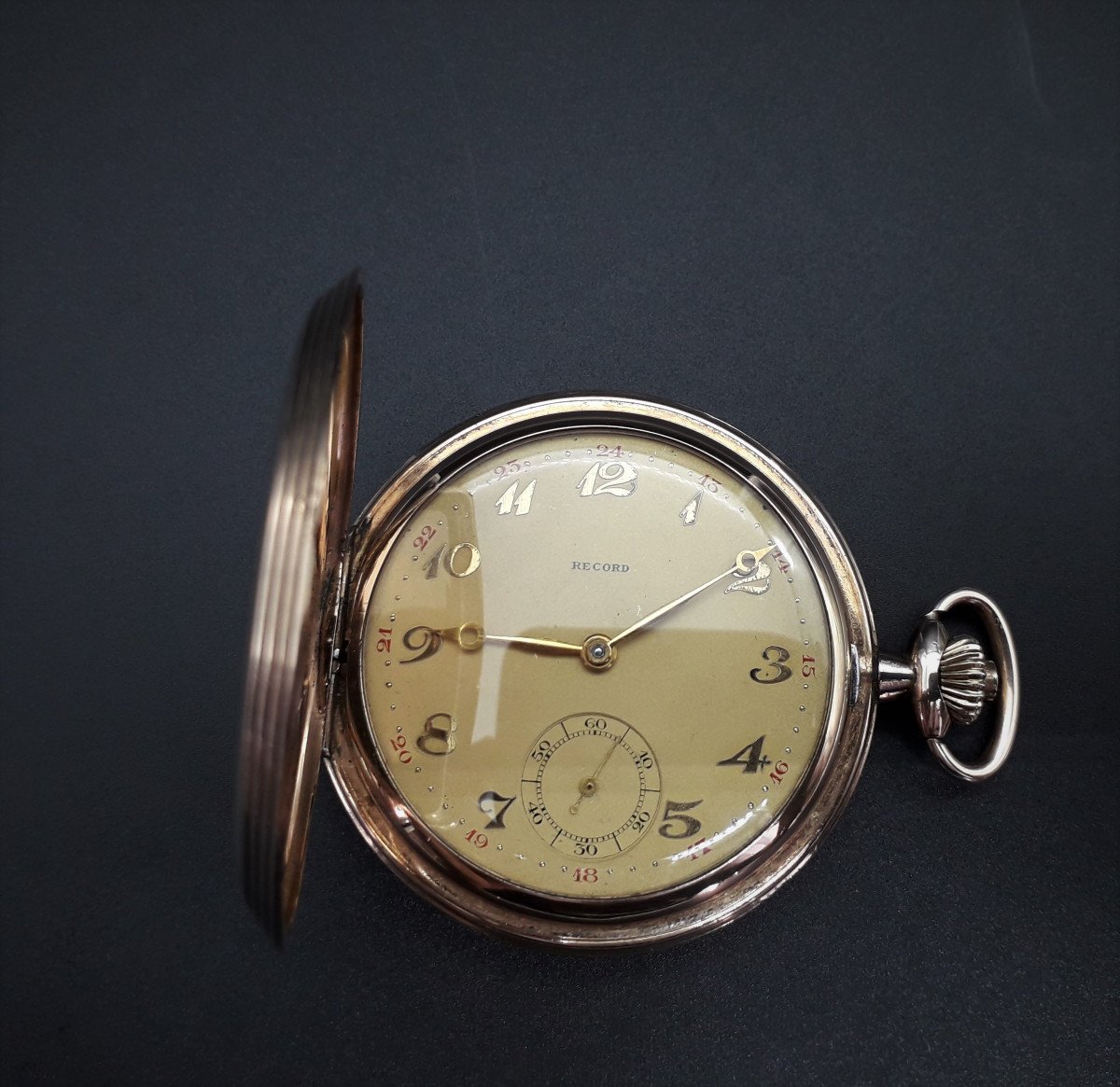 Orologio da tasca Savonette, Record Watch-photo-1