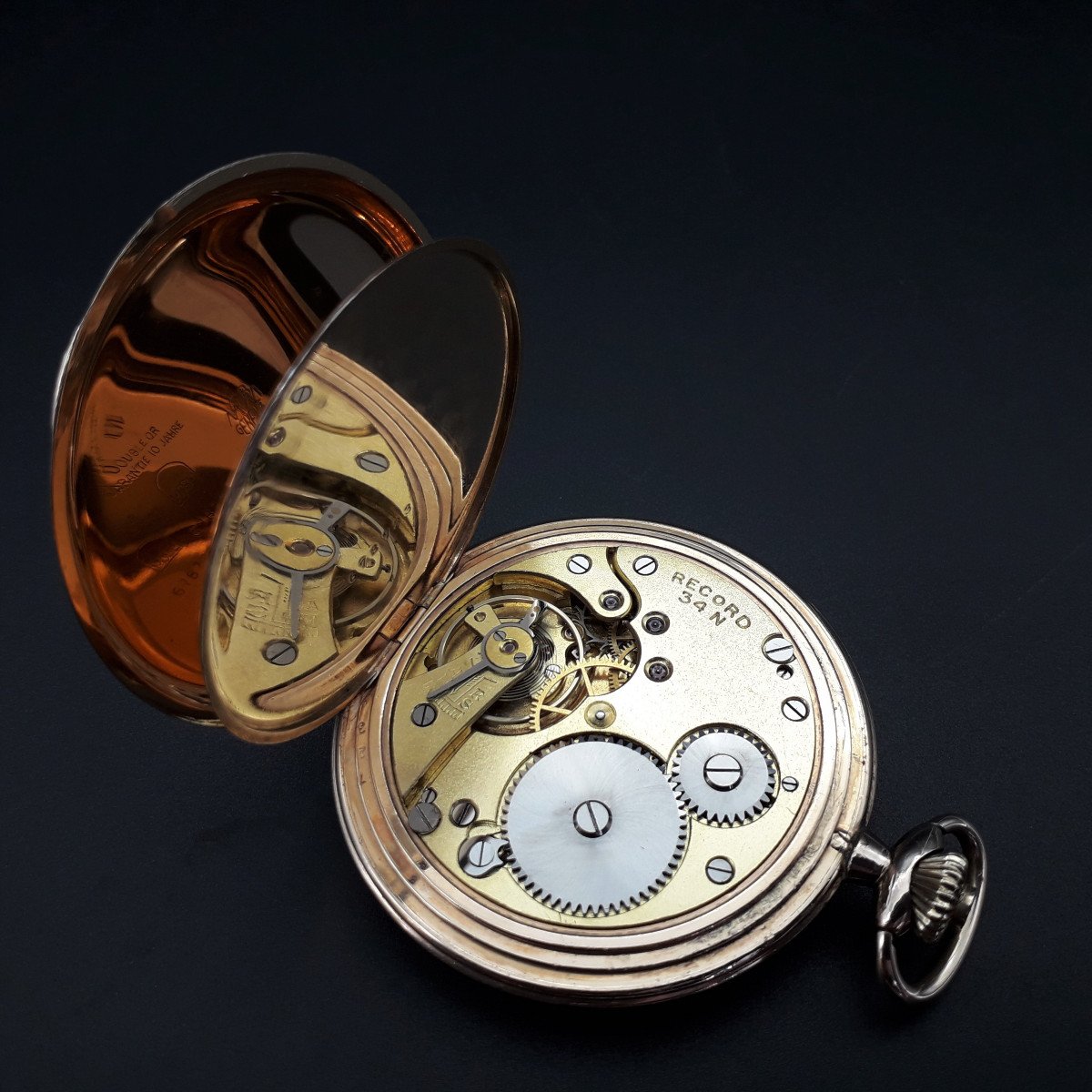 Orologio da tasca Savonette, Record Watch-photo-3