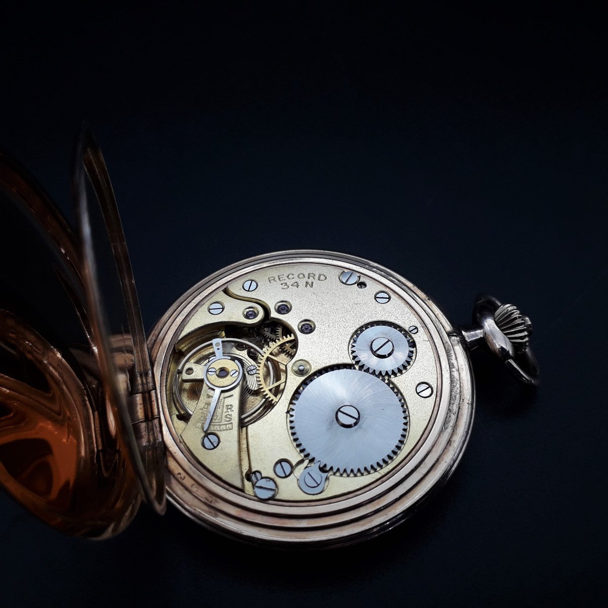Orologio da tasca Savonette, Record Watch-photo-4