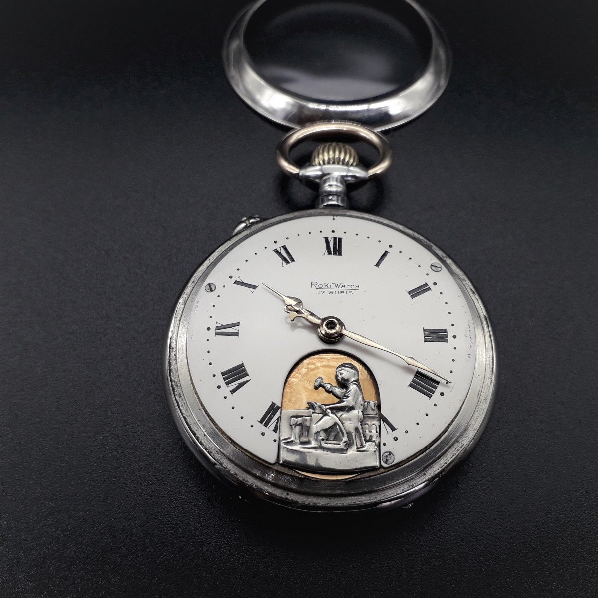 Orologio da tasca con automa, 1920-photo-5