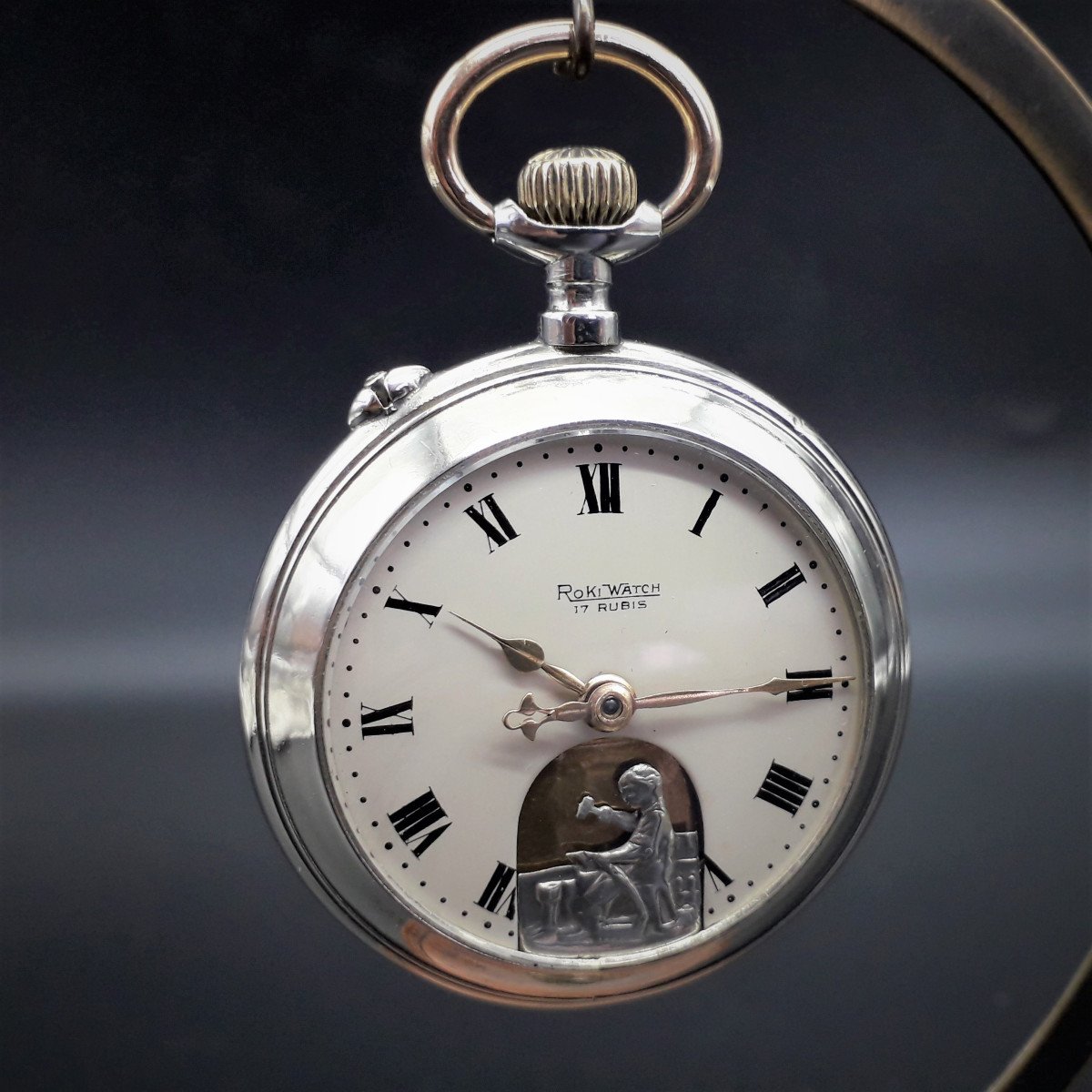 Orologio da tasca con automa, 1920