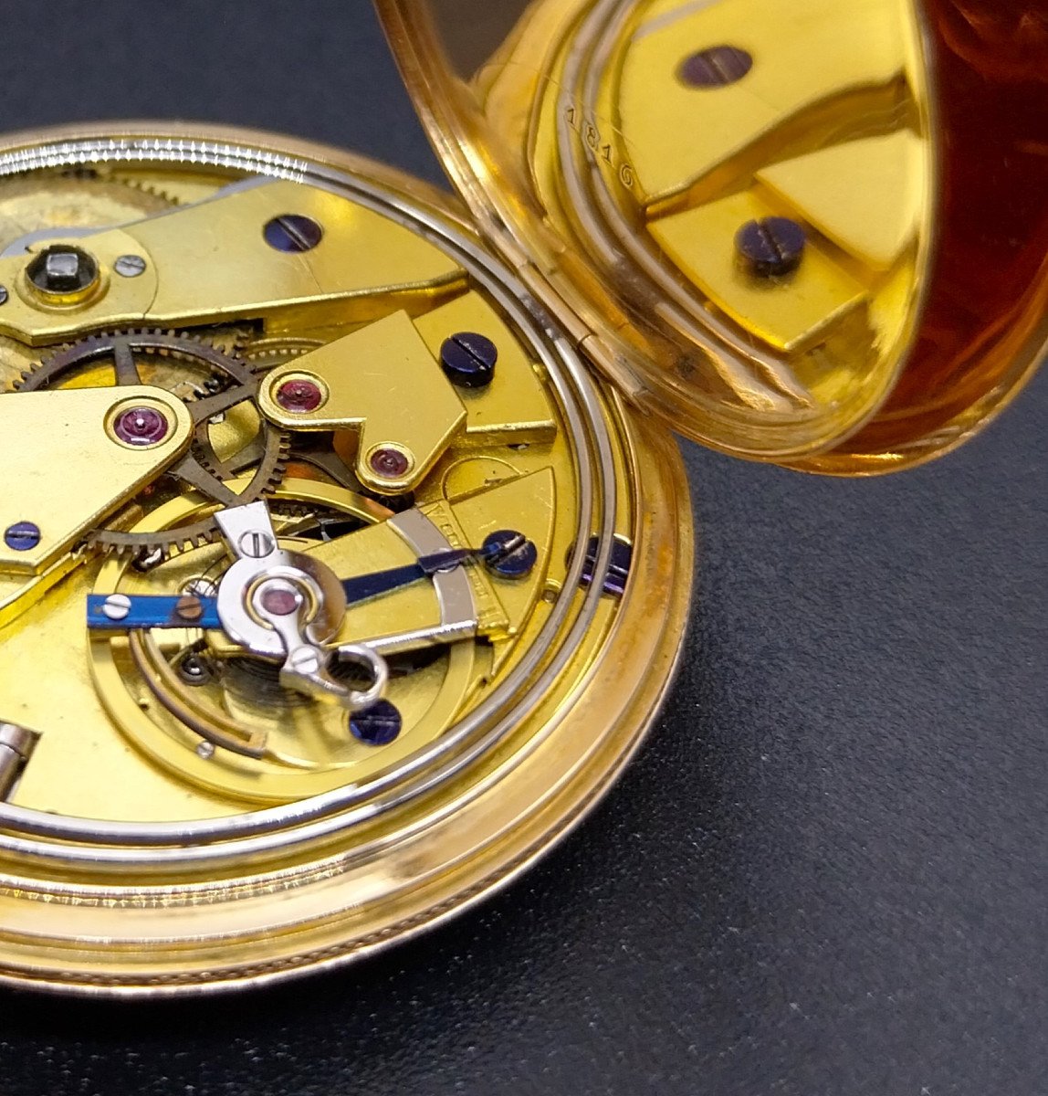 Orologio da tasca in oro con ripetizione ore e quarti, 1825c-photo-5
