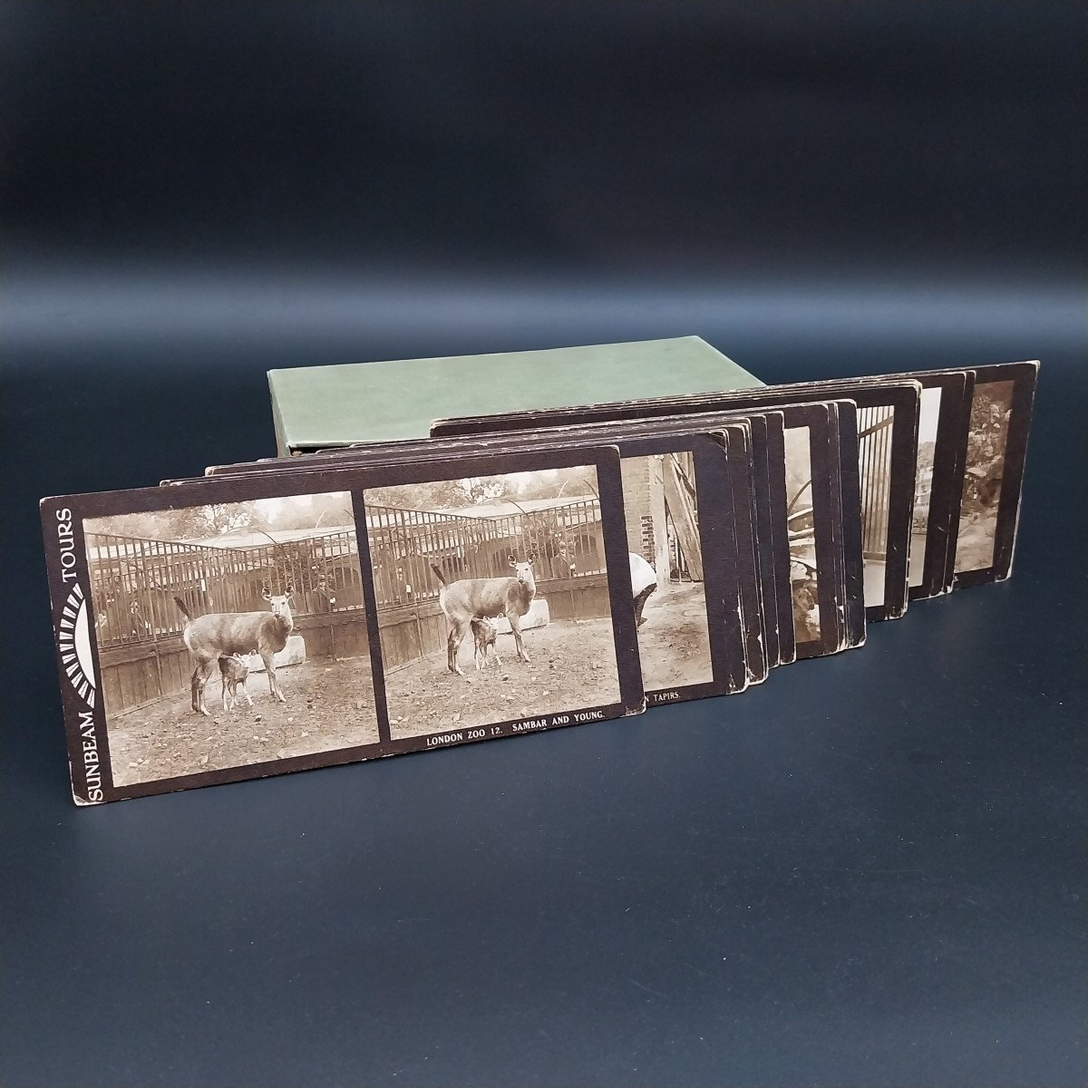 Raro stereoscopio da viaggio della "Sunbeam Tours Ltd", 1920-photo-8