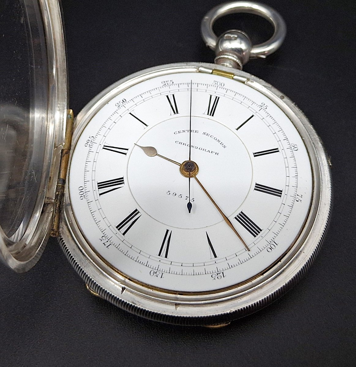 Orologio da tasca  "Robert Davies & Son" con secondi al centro. , 1884-photo-2