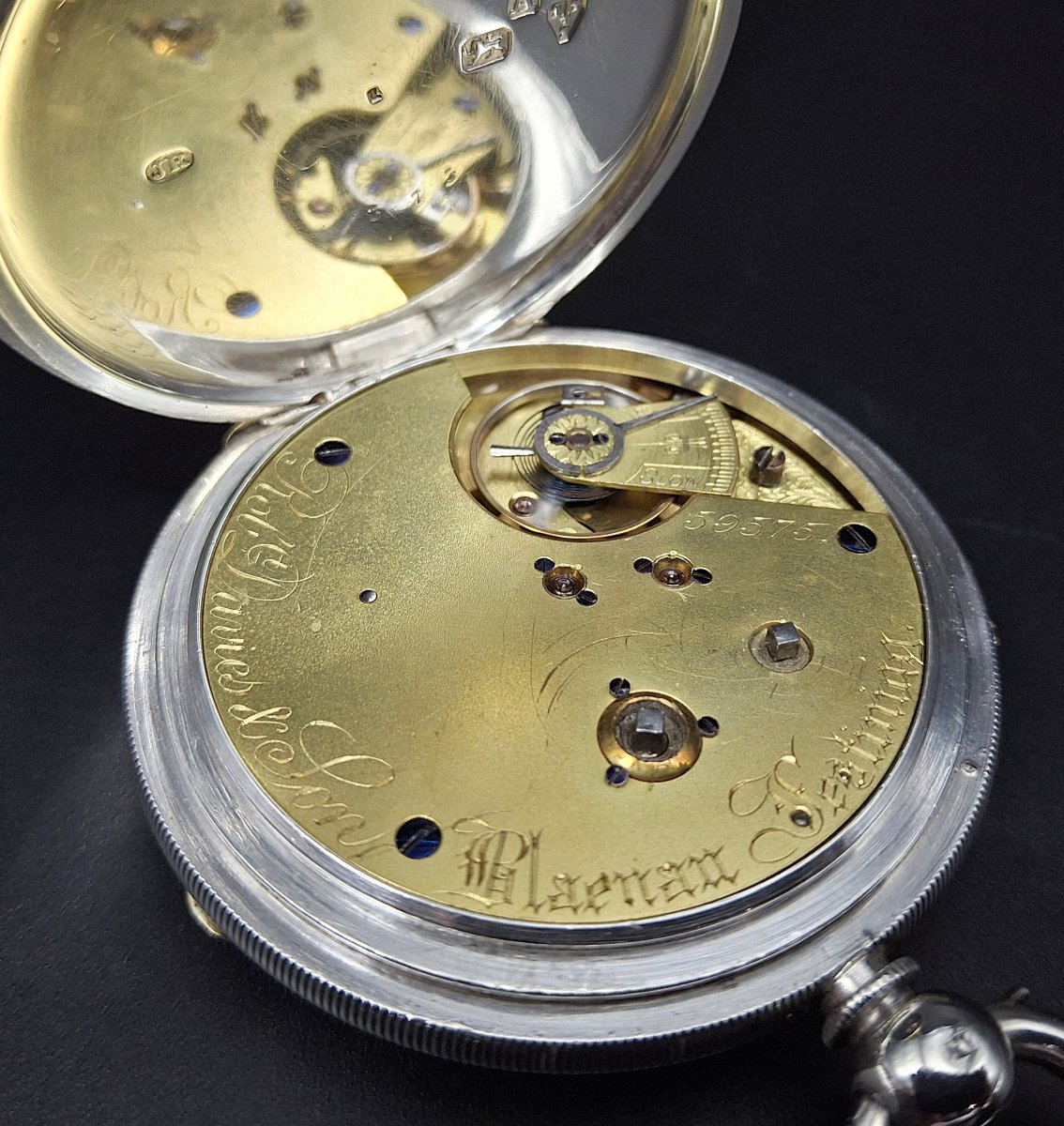 Orologio da tasca  "Robert Davies & Son" con secondi al centro. , 1884-photo-5