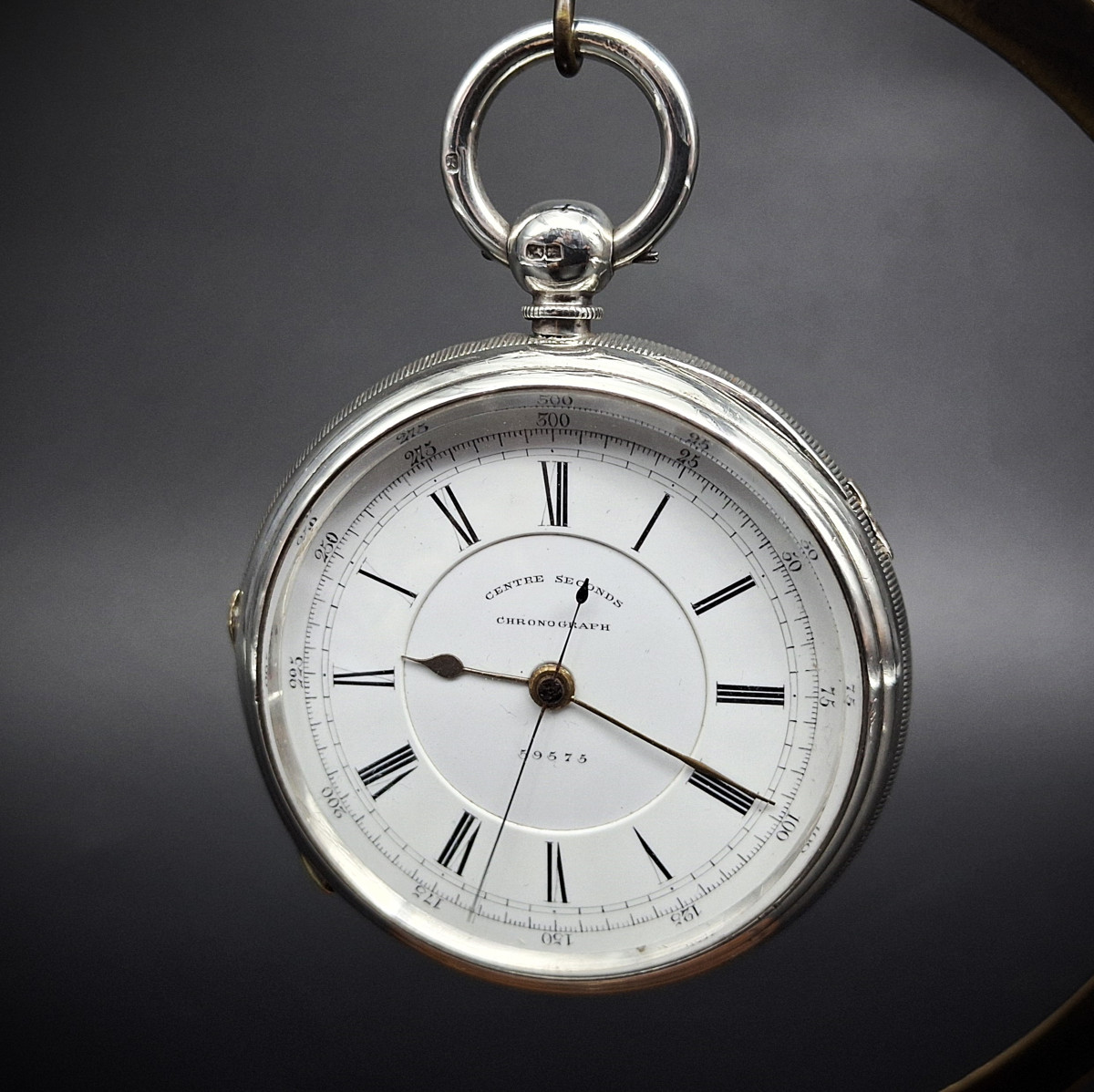 Orologio da tasca  "Robert Davies & Son" con secondi al centro. , 1884