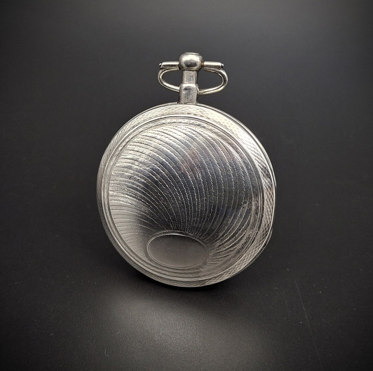 Orologio con doppio fuso orario e quadrante dipinto Firmato "Meuron",  XVIII secolo-photo-2