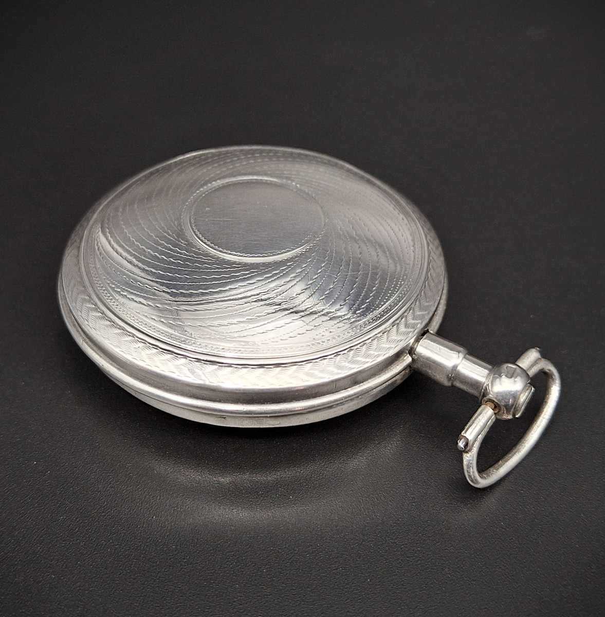 Orologio con doppio fuso orario e quadrante dipinto Firmato "Meuron",  XVIII secolo-photo-3