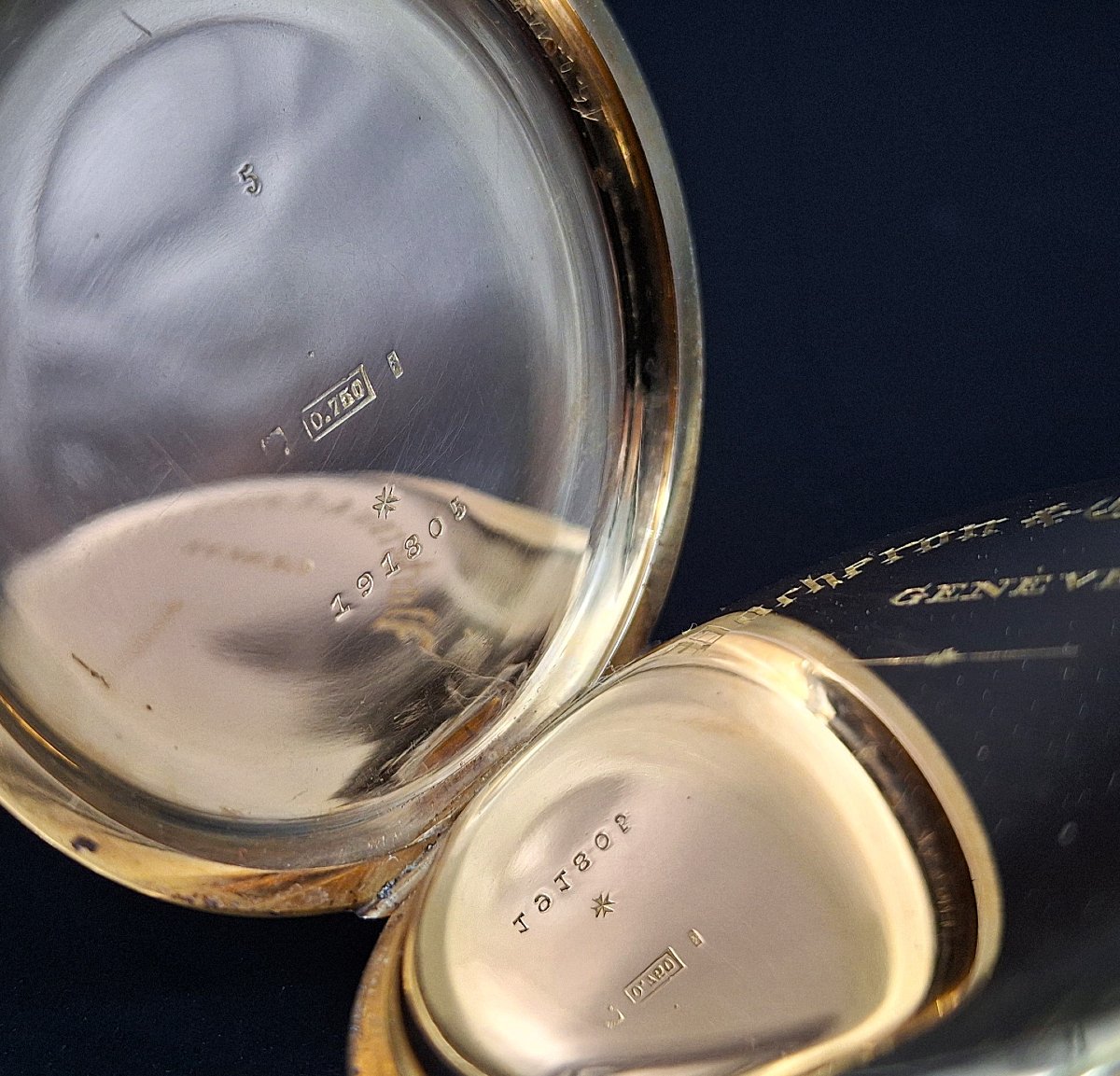 Orologio da tasca in oro Vacheron & Constantin, circa 1908.-photo-1