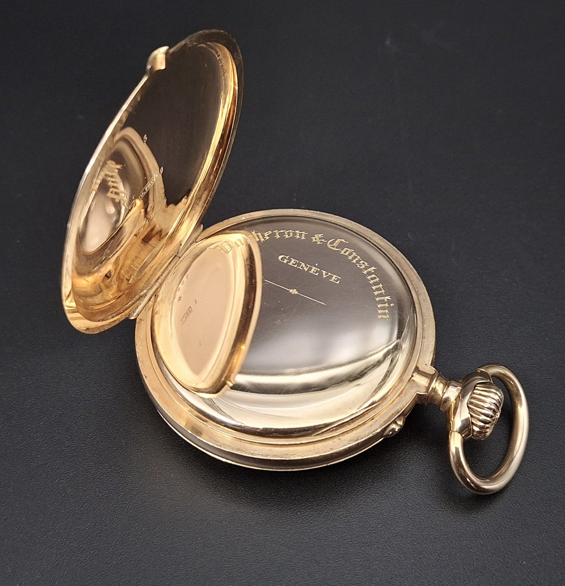 Orologio da tasca in oro Vacheron & Constantin, circa 1908.-photo-2