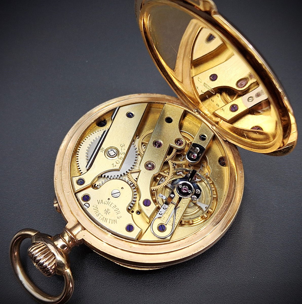 Orologio da tasca in oro Vacheron & Constantin, circa 1908.-photo-5