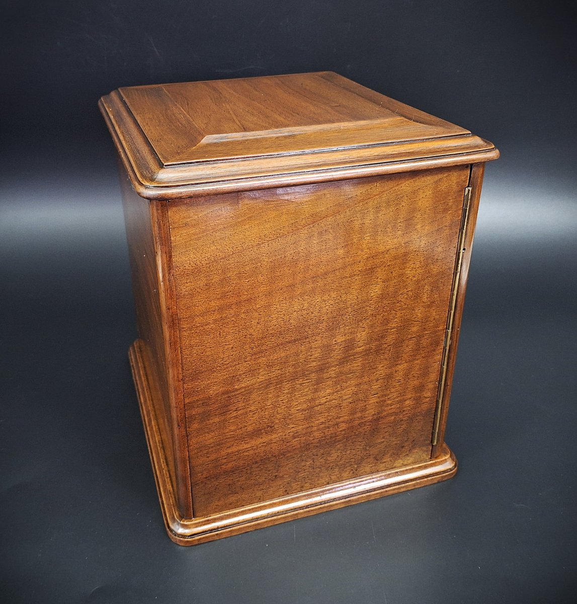 Scatola per  sigari antica, Humidor, epoca fine 800-photo-2