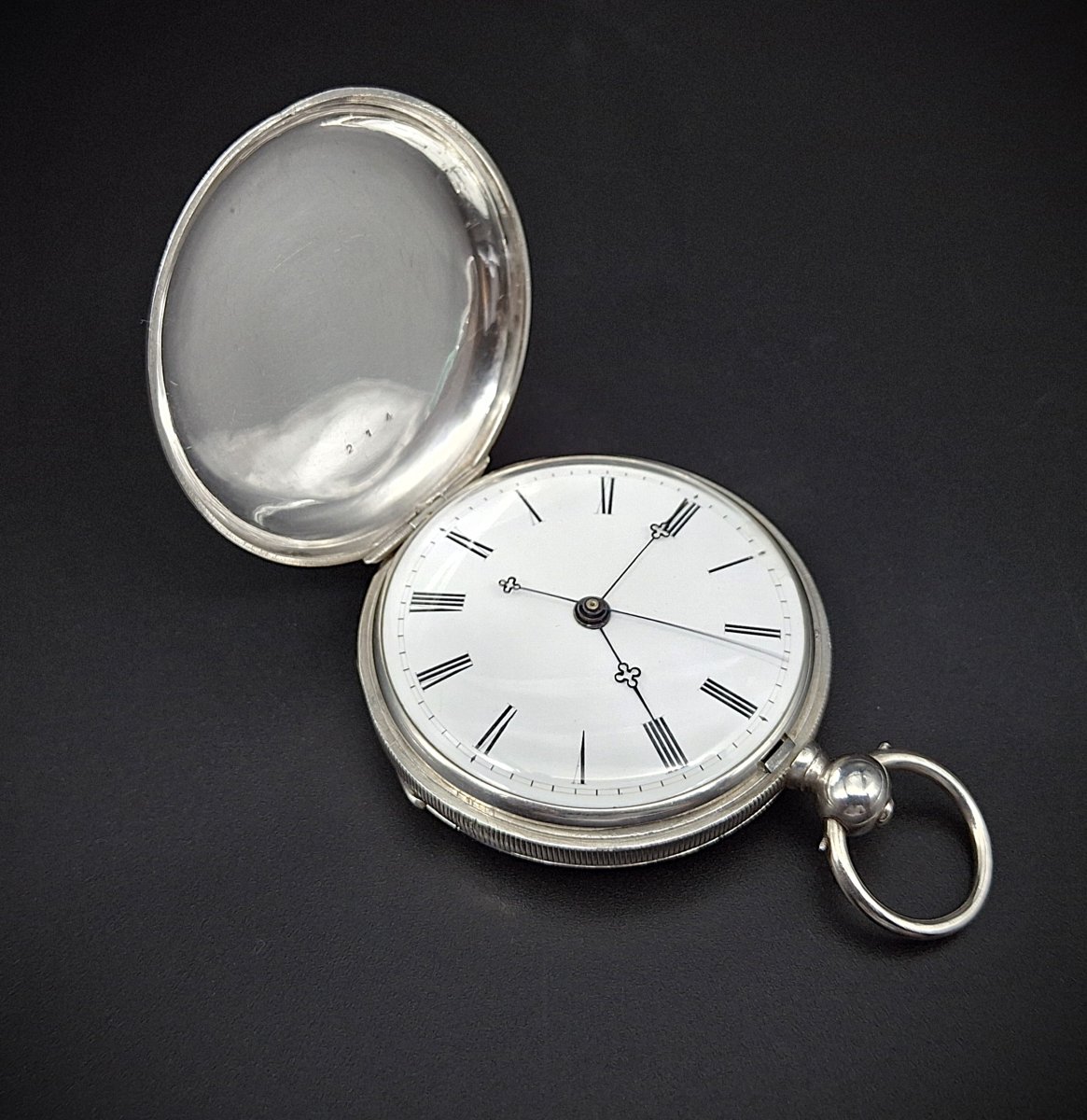 Orologio da tasca  per il mercato cinese con raro scappamento  Duplex,   XIX  secolo.-photo-2