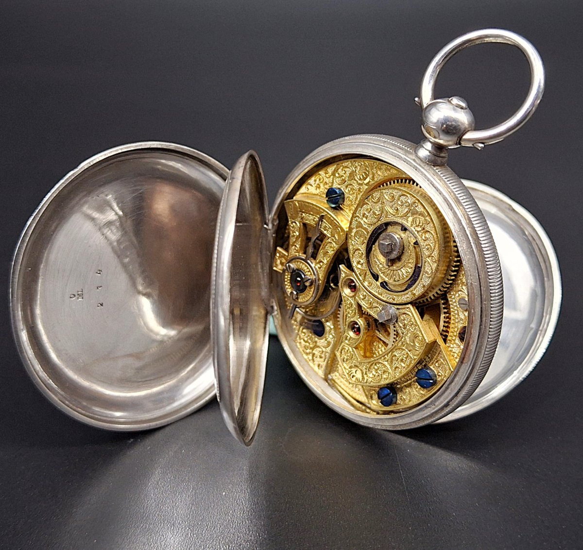 Orologio da tasca  per il mercato cinese con raro scappamento  Duplex,   XIX  secolo.-photo-8