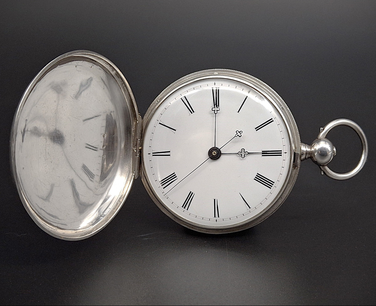 Orologio da tasca  per il mercato cinese con raro scappamento  Duplex,   XIX  secolo.