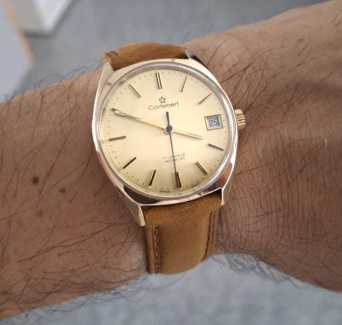 Orologio da polso Corterbert, fine anni 60-photo-3