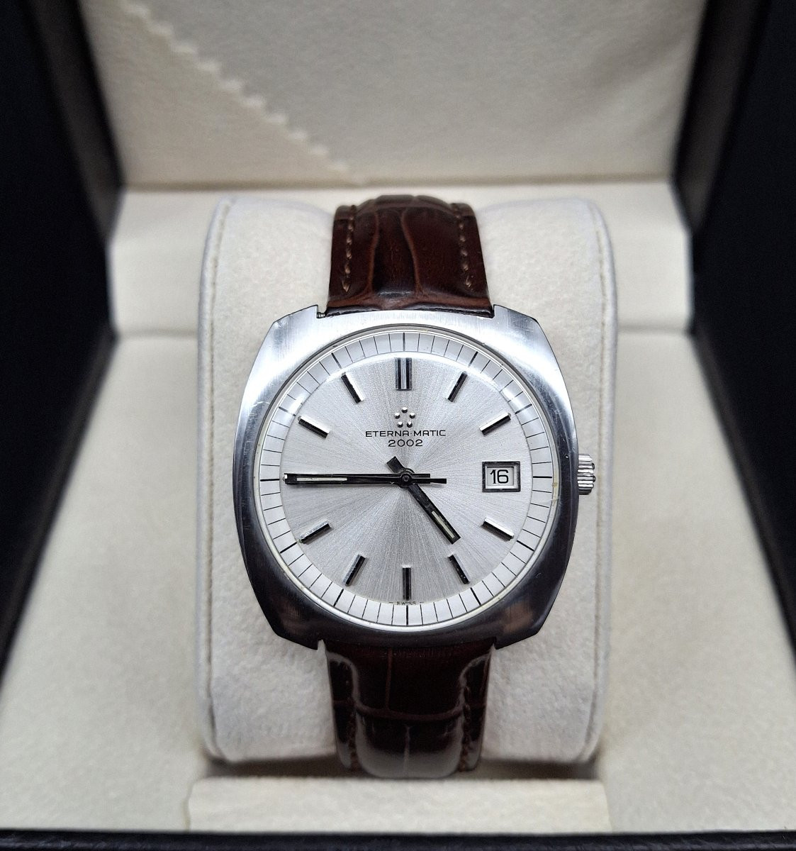 Orologio da polso automatico Eterna matic 2002, circa 1973-photo-3