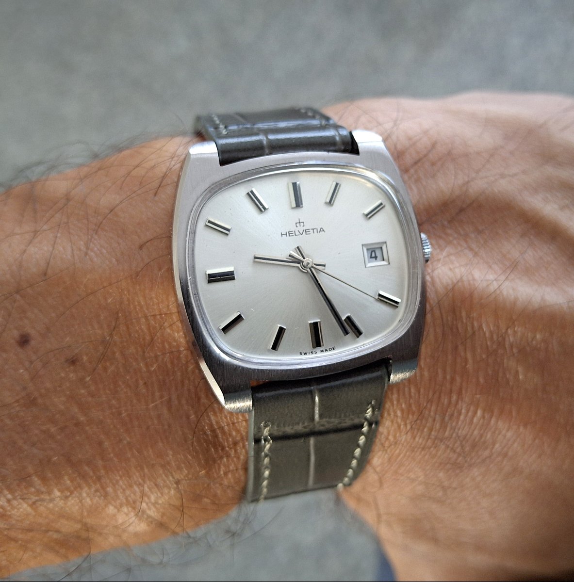 Orologio da polso Helvetia anni 70-photo-3