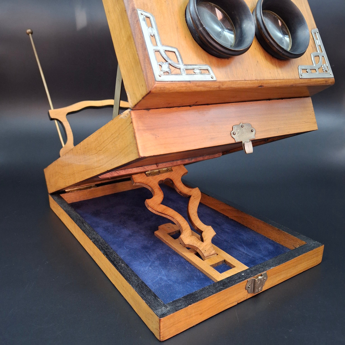 Grande Lente di ingrandimento , visore tridimensinale, Grafoscopio, fine 800-photo-4