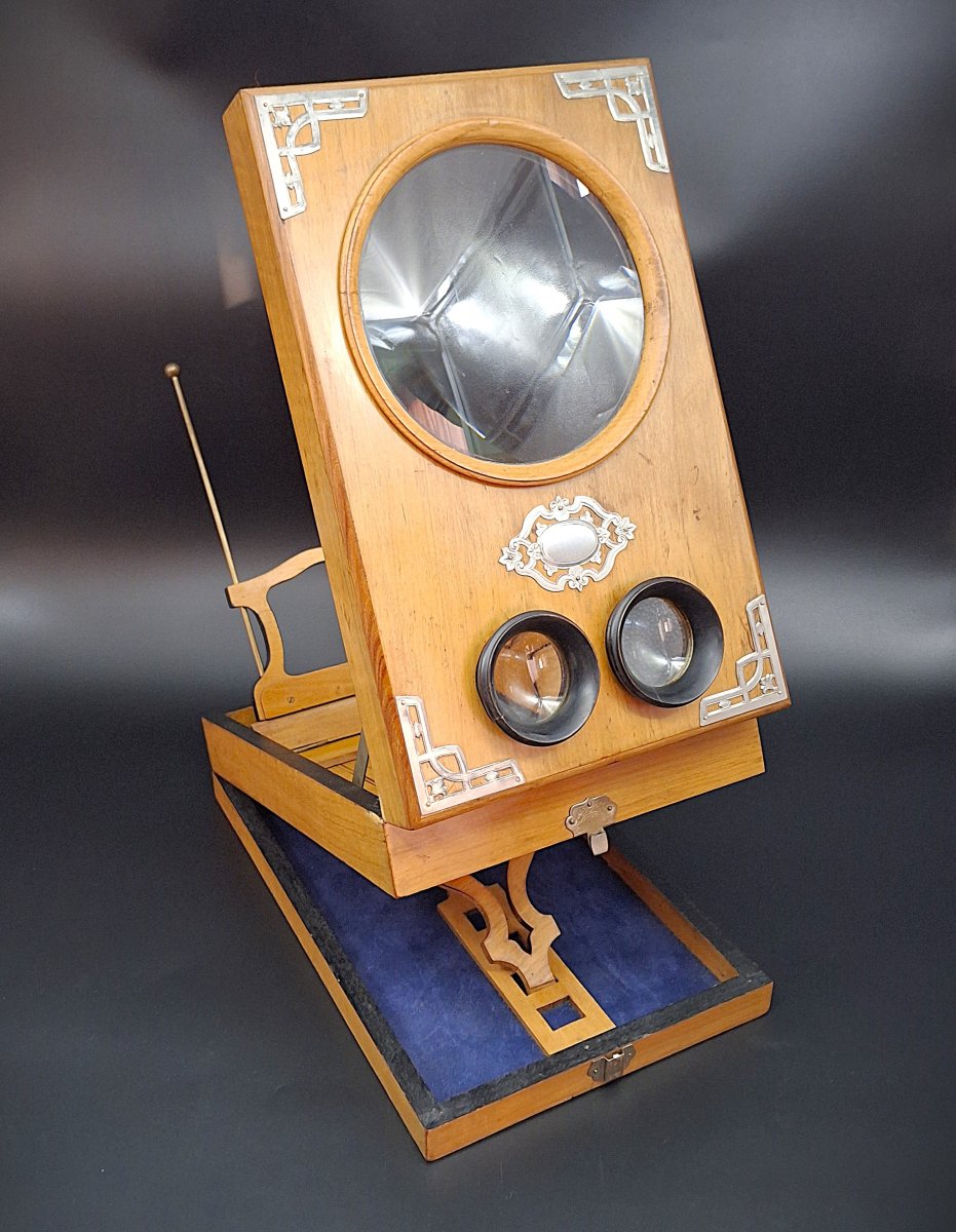 Grande Lente di ingrandimento , visore tridimensinale, Grafoscopio, fine 800-photo-4