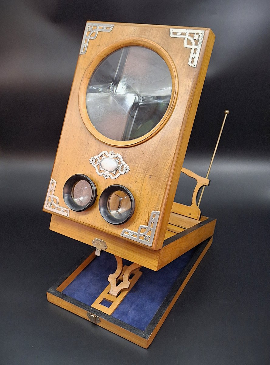 Grande Lente di ingrandimento , visore tridimensinale, Grafoscopio, fine 800-photo-5