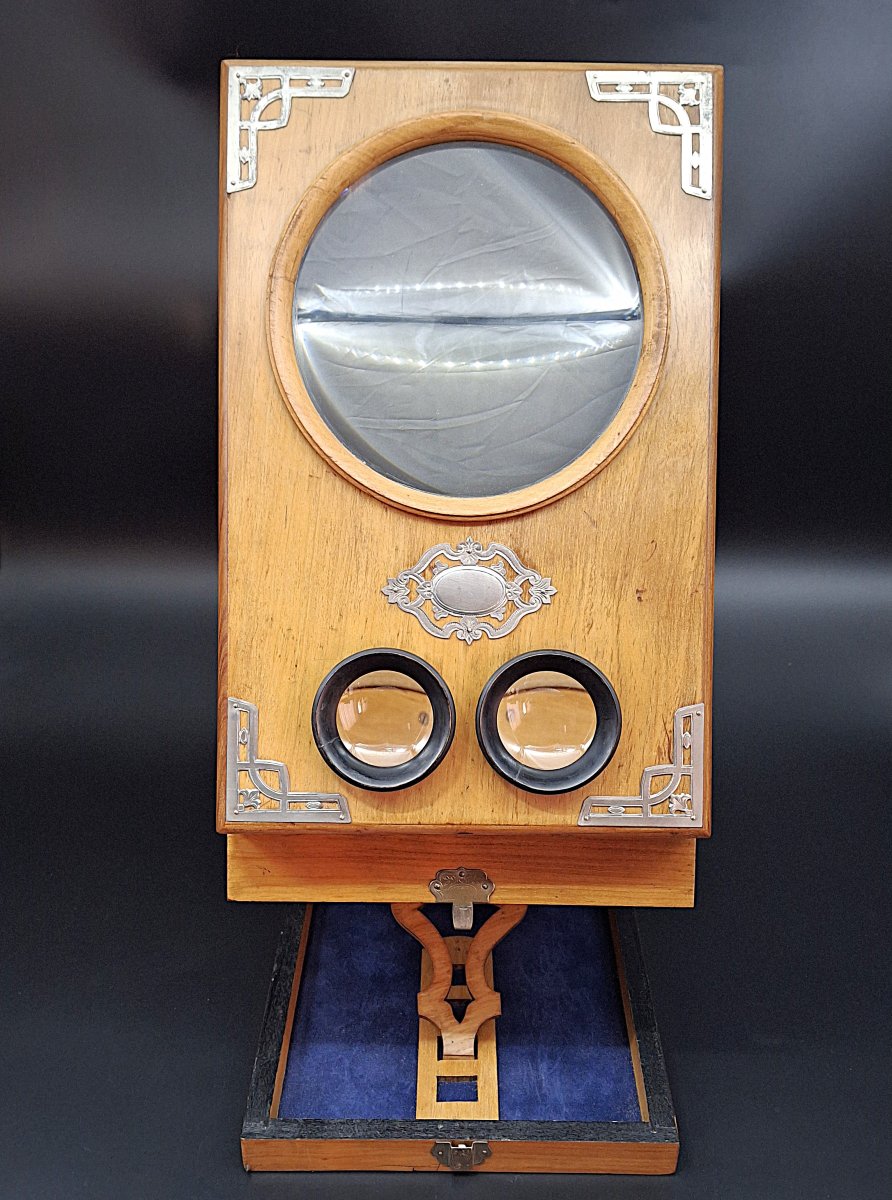 Grande Lente di ingrandimento , visore tridimensinale, Grafoscopio, fine 800-photo-6