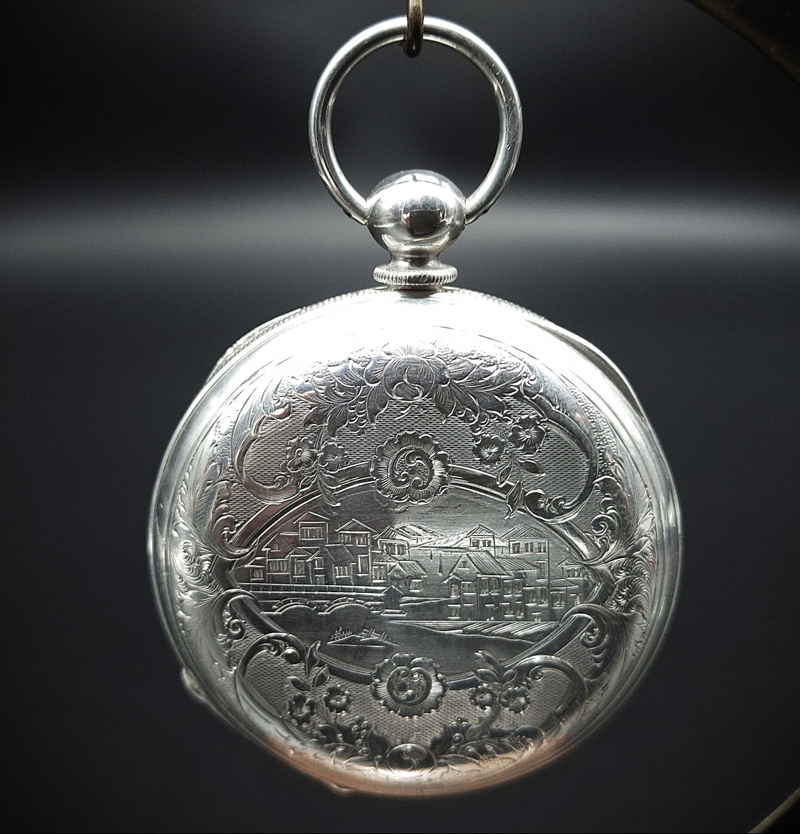 Raro orologio da tasca Diavoletto duplex, 1870 circa.-photo-4