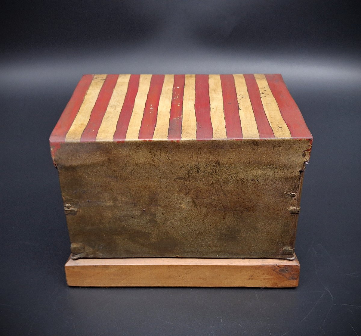 Raro Giocattolo antico a vapore meccanico con automa  e  carillon, epoca 1920-photo-4