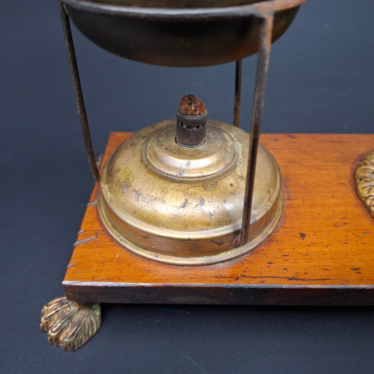 Modello a vapore antico, strumento scientifico didattico,  fine 800-photo-4