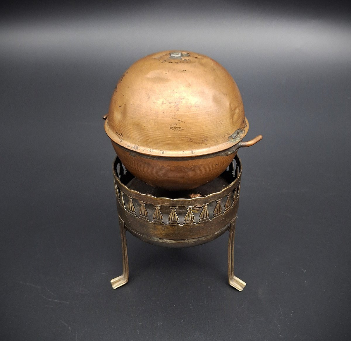 Motore di Erone, Eolipila, strumento scientifico, XIX° secolo-photo-2