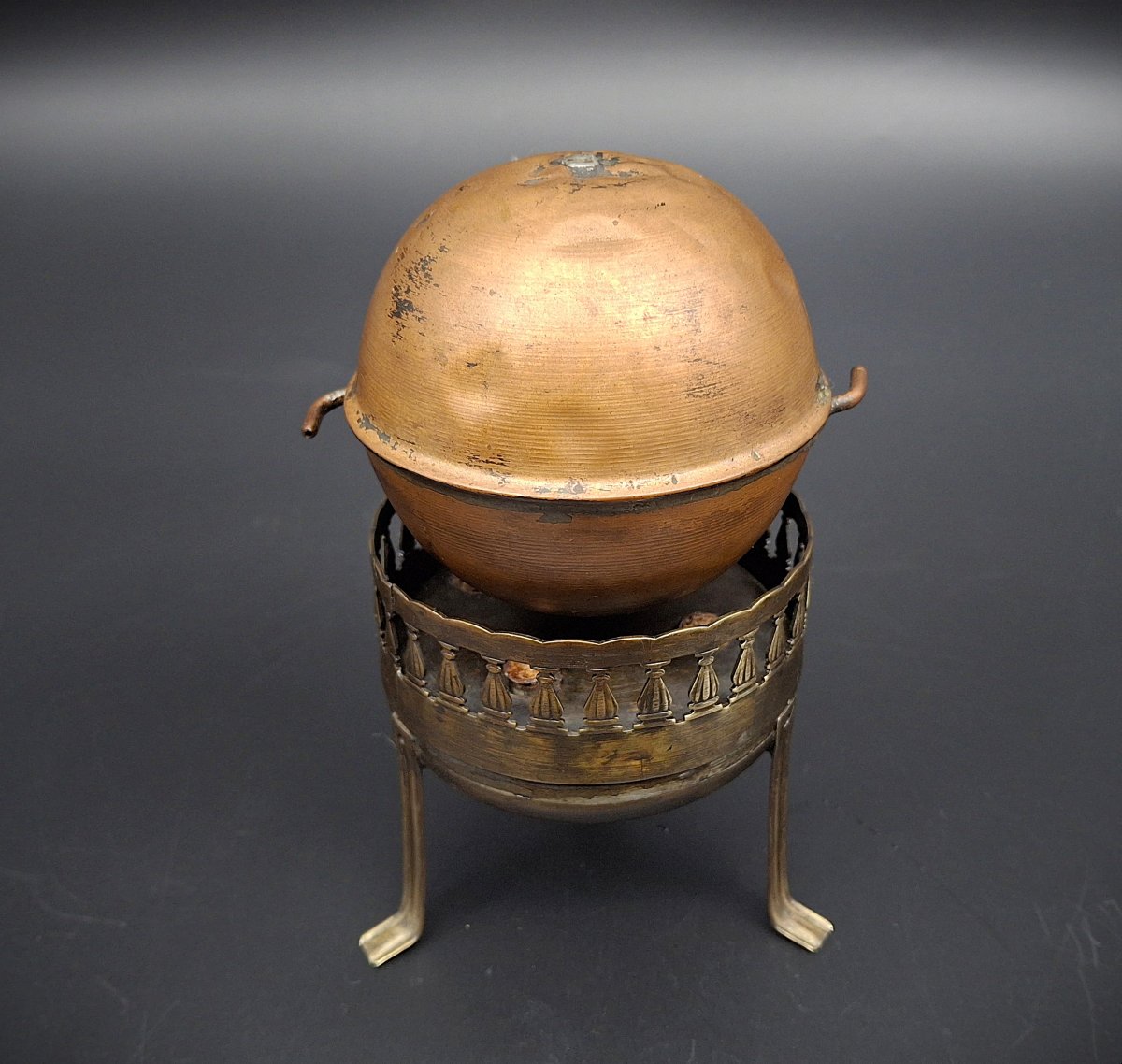 Motore di Erone, Eolipila, strumento scientifico, XIX° secolo-photo-3