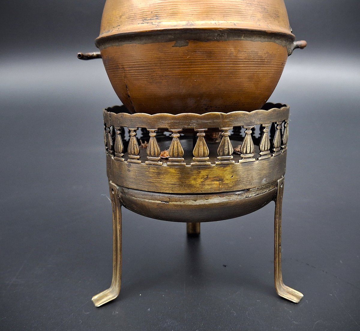 Motore di Erone, Eolipila, strumento scientifico, XIX° secolo-photo-4