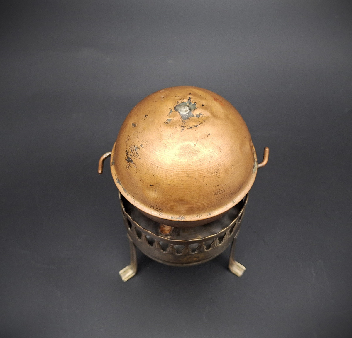 Motore di Erone, Eolipila, strumento scientifico, XIX° secolo-photo-5