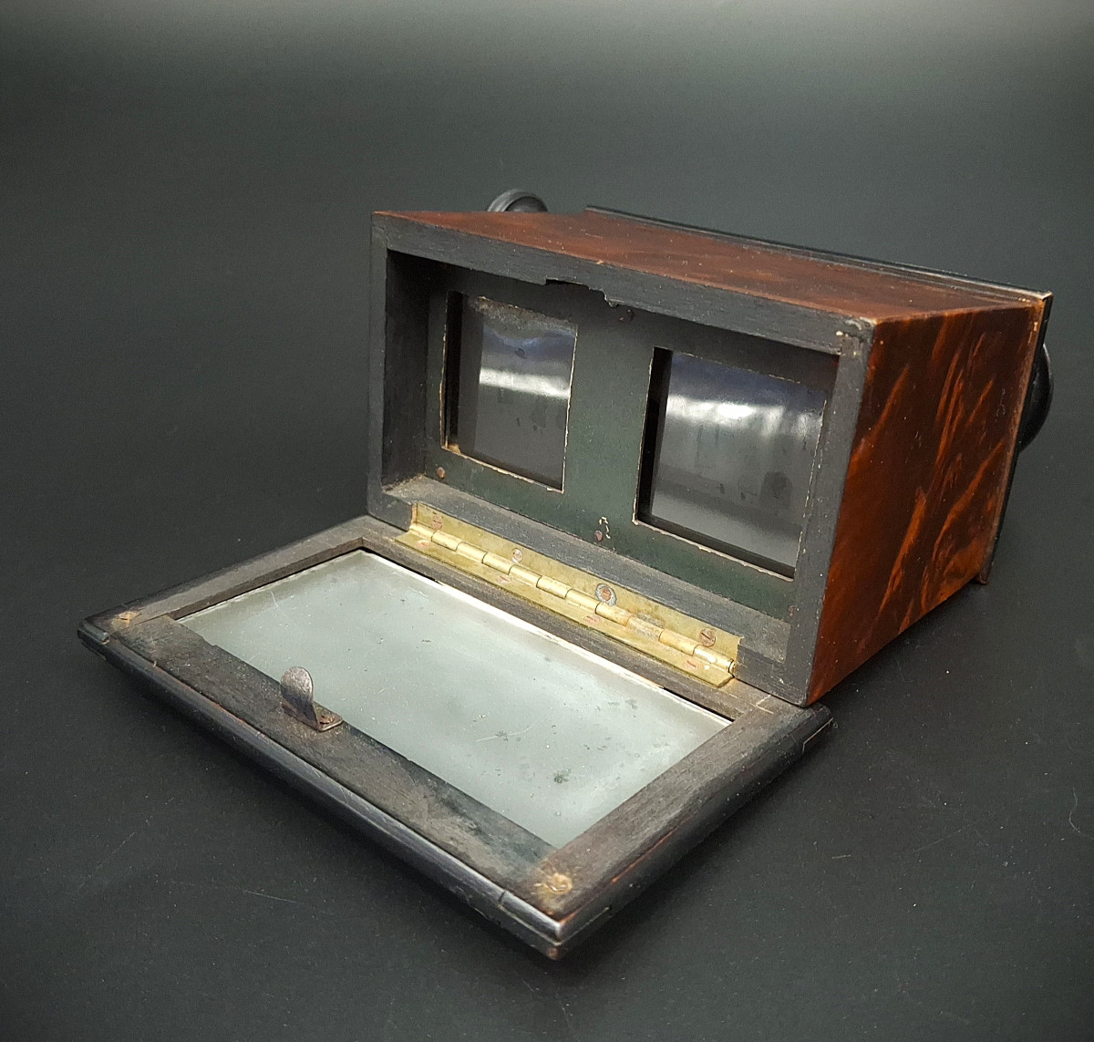 Visore stereoscopico, stereoscopio, epoca primo 900-photo-6