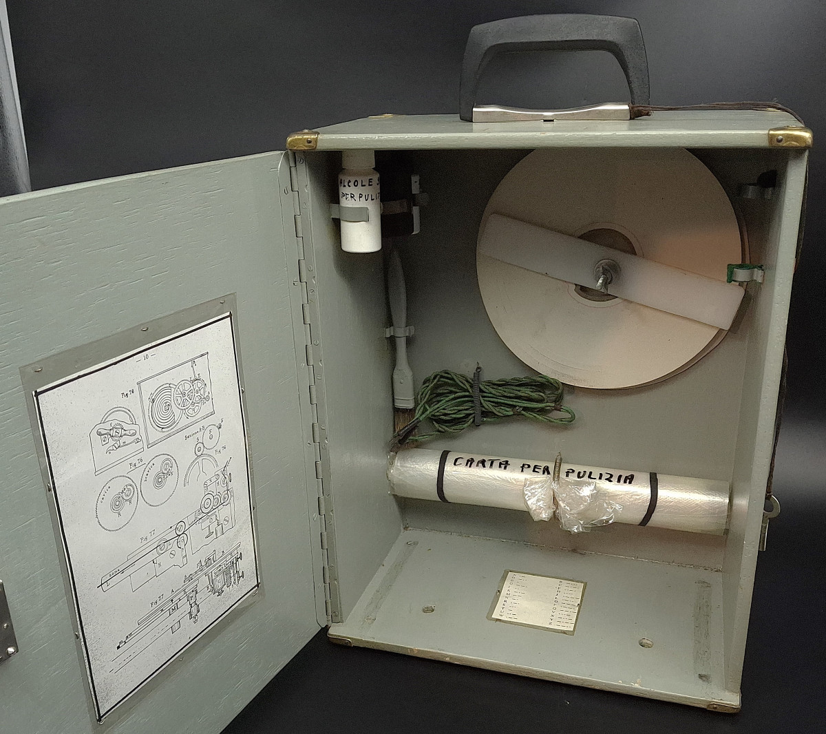 Registratore, ricevitore telegrafico Morse, fine 800, G. Hasler-photo-8