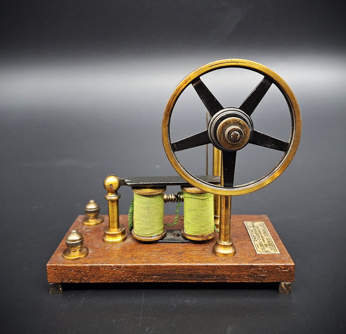 Modello didattico di motore elettrico, Cattaneo Angelo  Milano, epoca 1900-photo-2