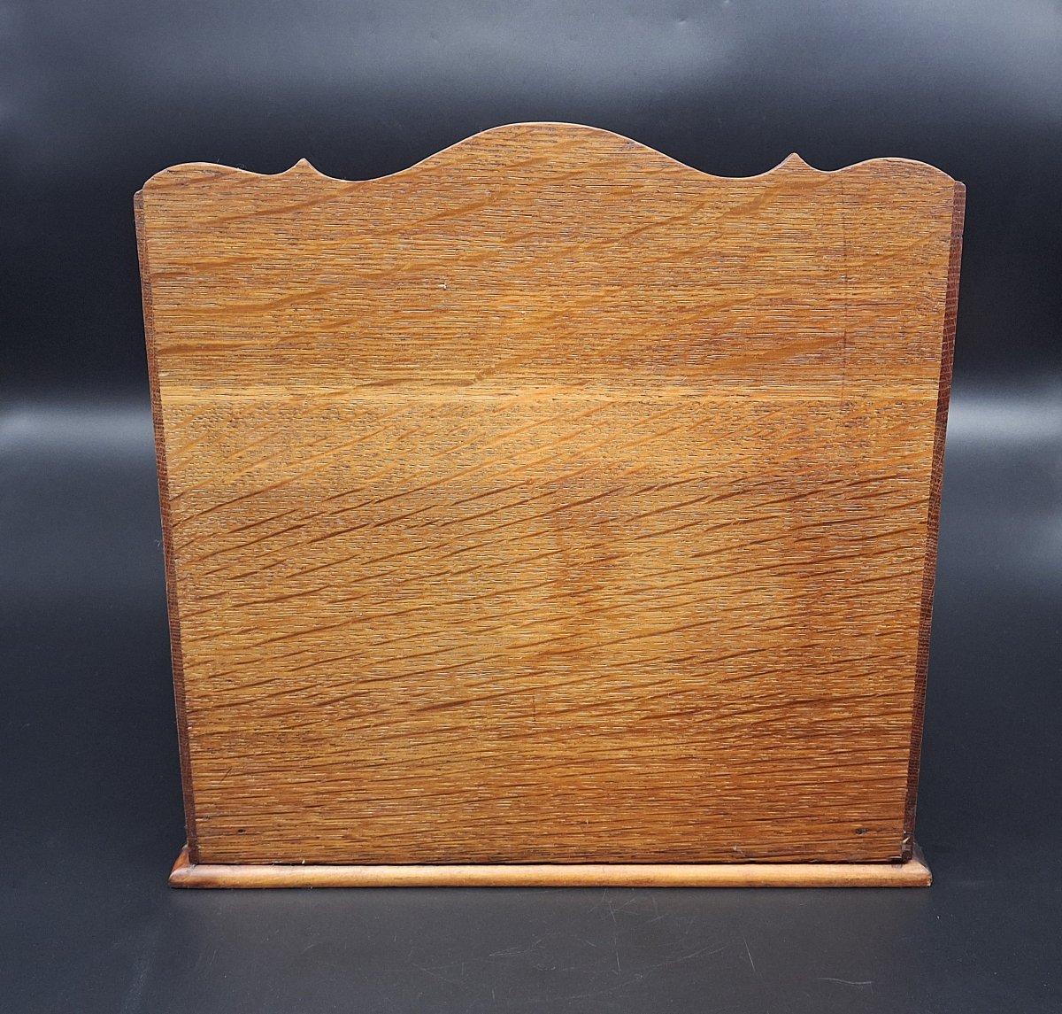 Scatola porta pipe con serrandina a cilindro, epoca 1930-photo-1