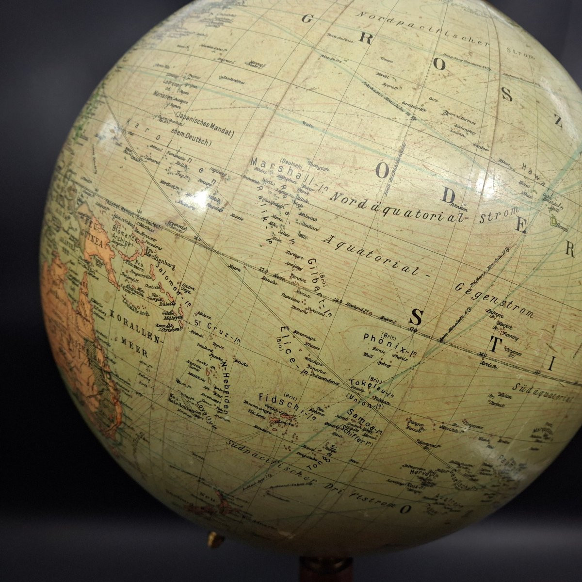 Grande Globo. mappamondo Columbus, epoca 1930 c.-photo-5