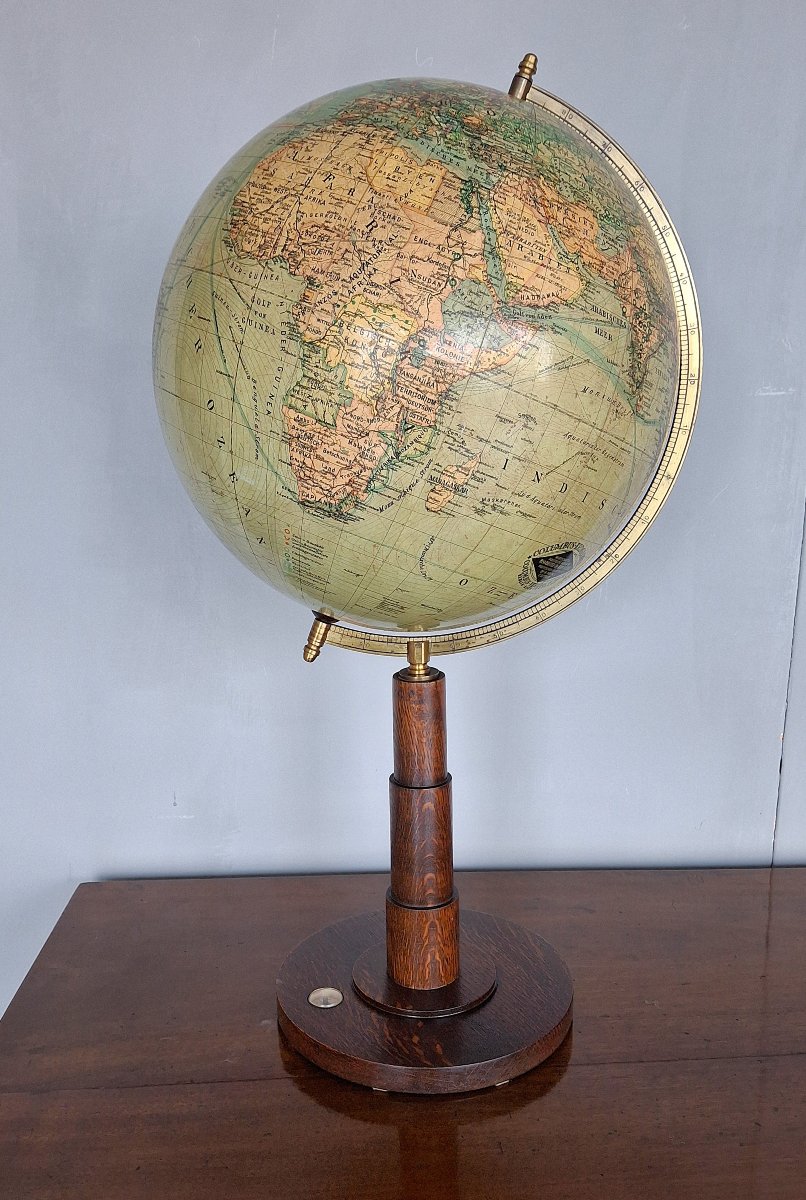 Grande Globo. mappamondo Columbus, epoca 1930 c.-photo-8