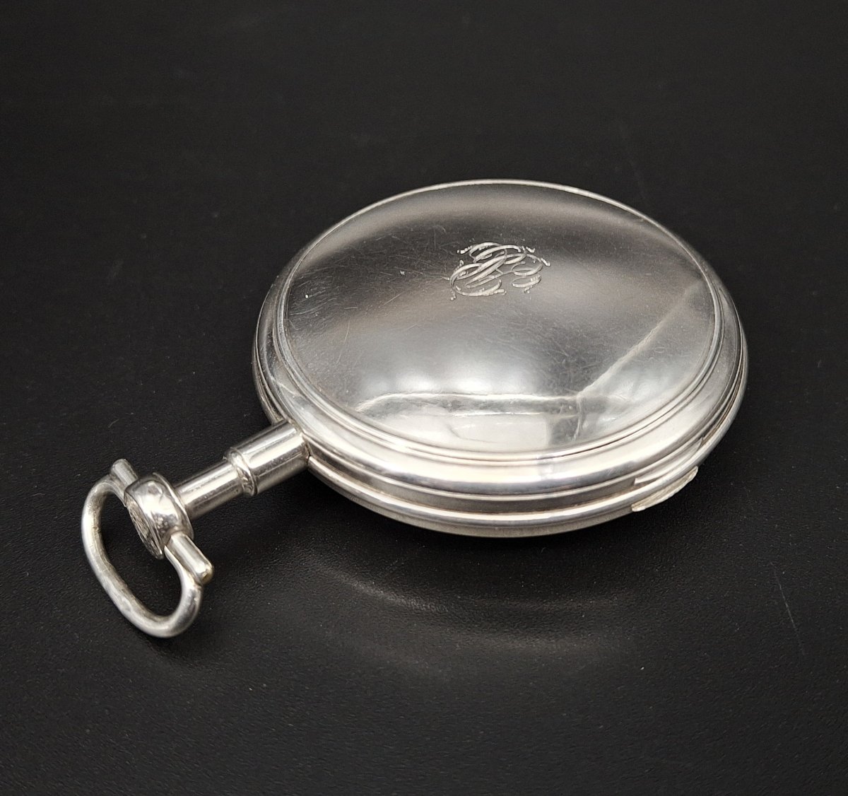 Orologio da tasca a Verga completo di catenella , Selliard a Paris, primo 800-photo-3