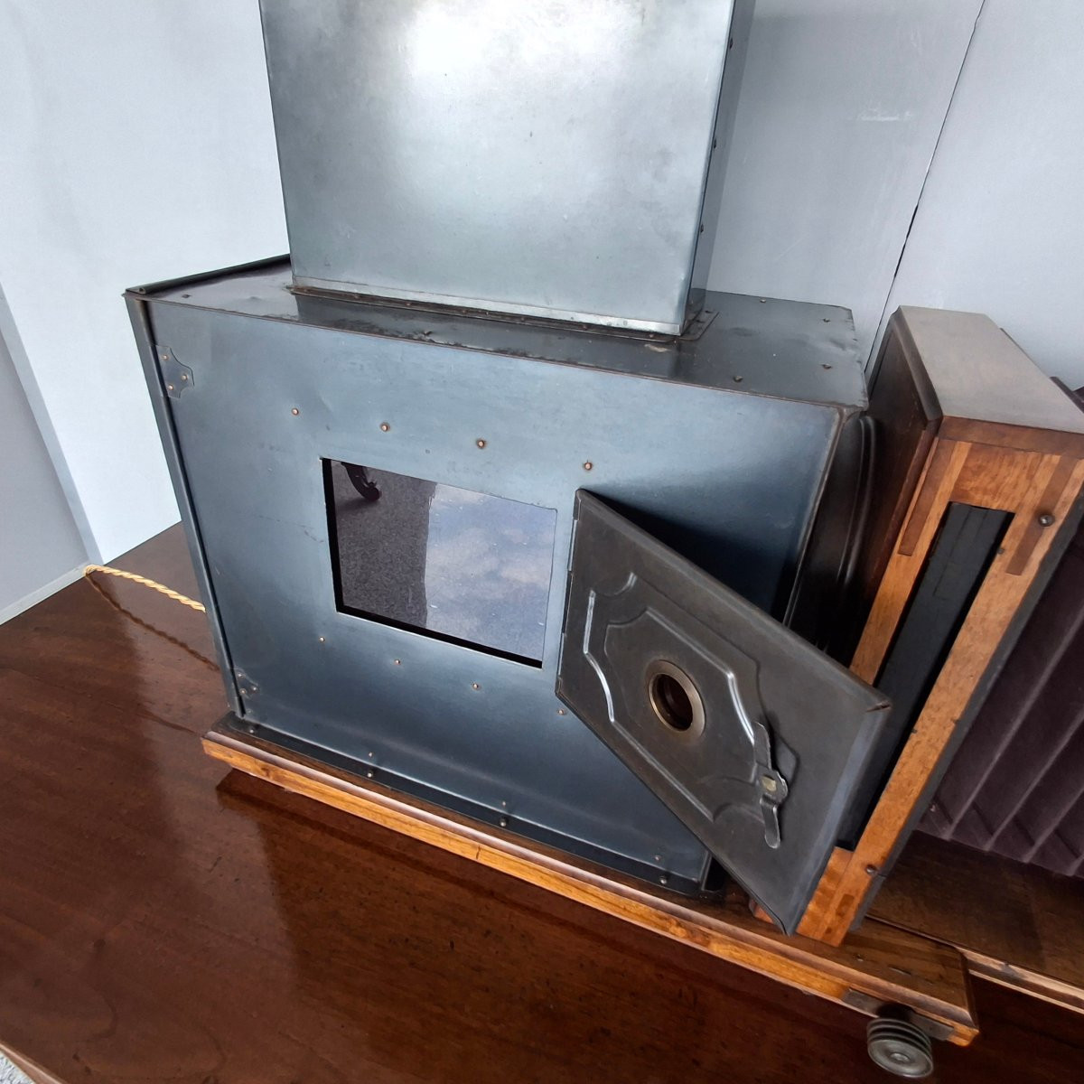 Lanterna magica Demaria Freres , fine del XIX secolo.-photo-1