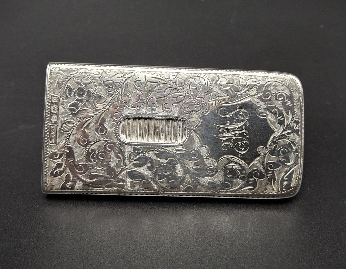 Porta bigliettini in argento epoca 1903-photo-2