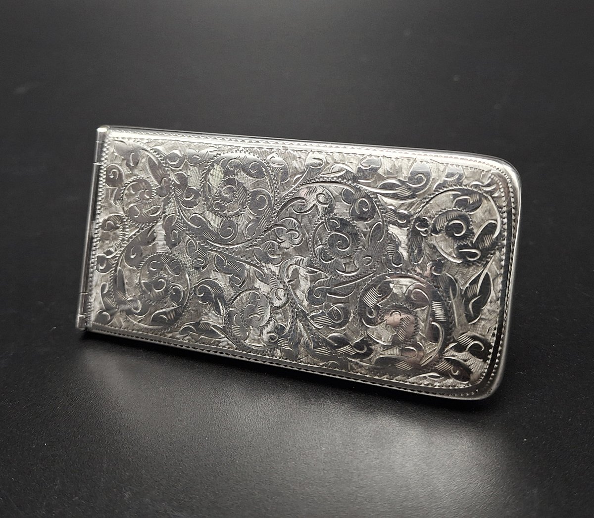 Porta bigliettini in argento epoca 1903-photo-4