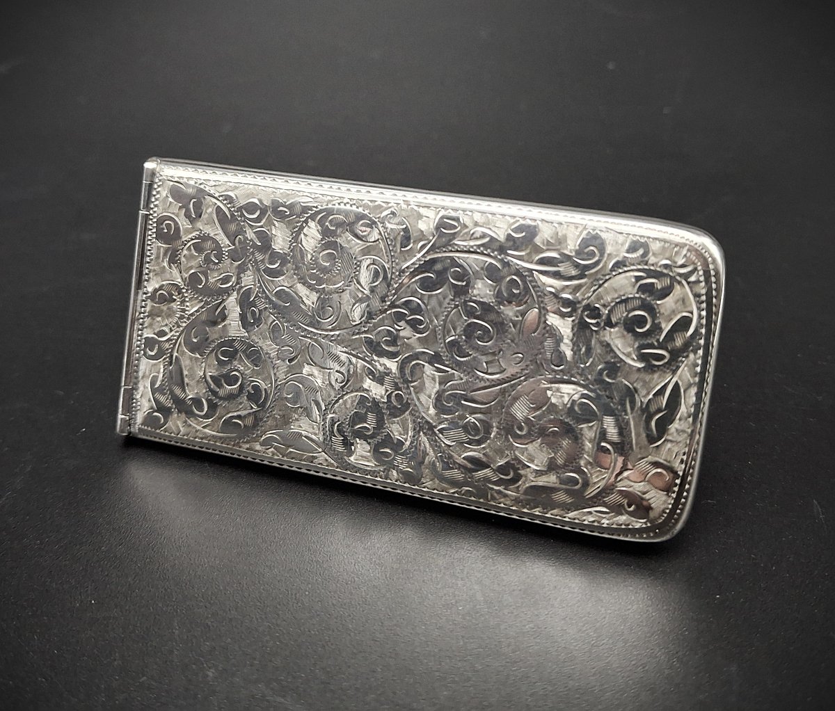 Porta bigliettini in argento epoca 1903-photo-1