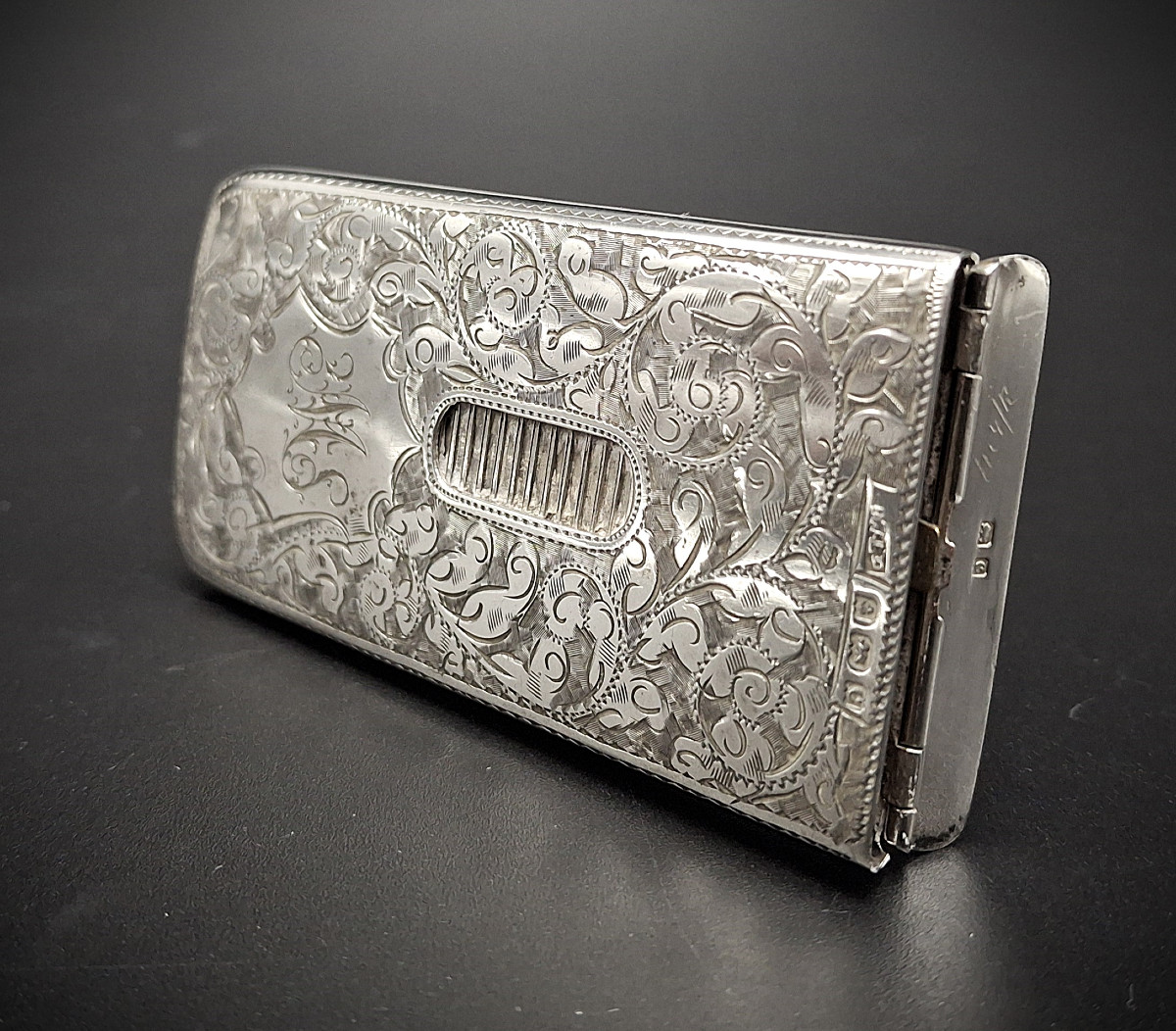 Porta bigliettini in argento epoca 1903-photo-4