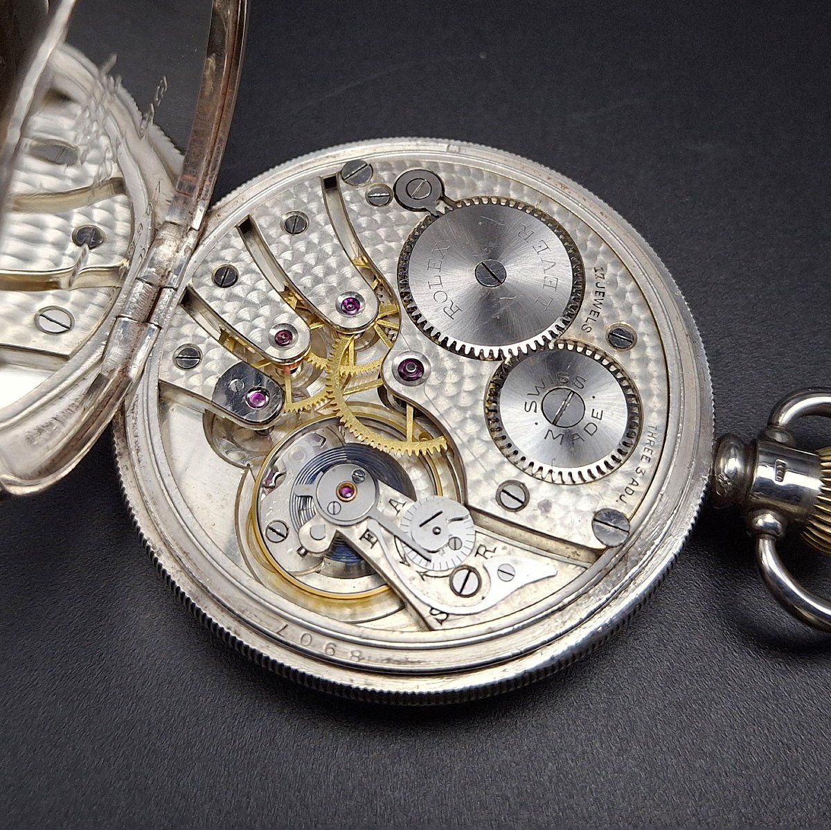 Rolex Lever Orologio da Tasca, 1930 circa-photo-5