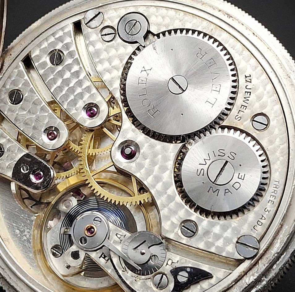 Rolex Lever Orologio da Tasca, 1930 circa-photo-6