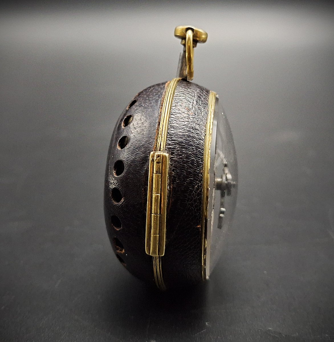Raro orologio Oignon francese con funzione ripetizione, Jean Godde Laisne, 1695 circa.-photo-2