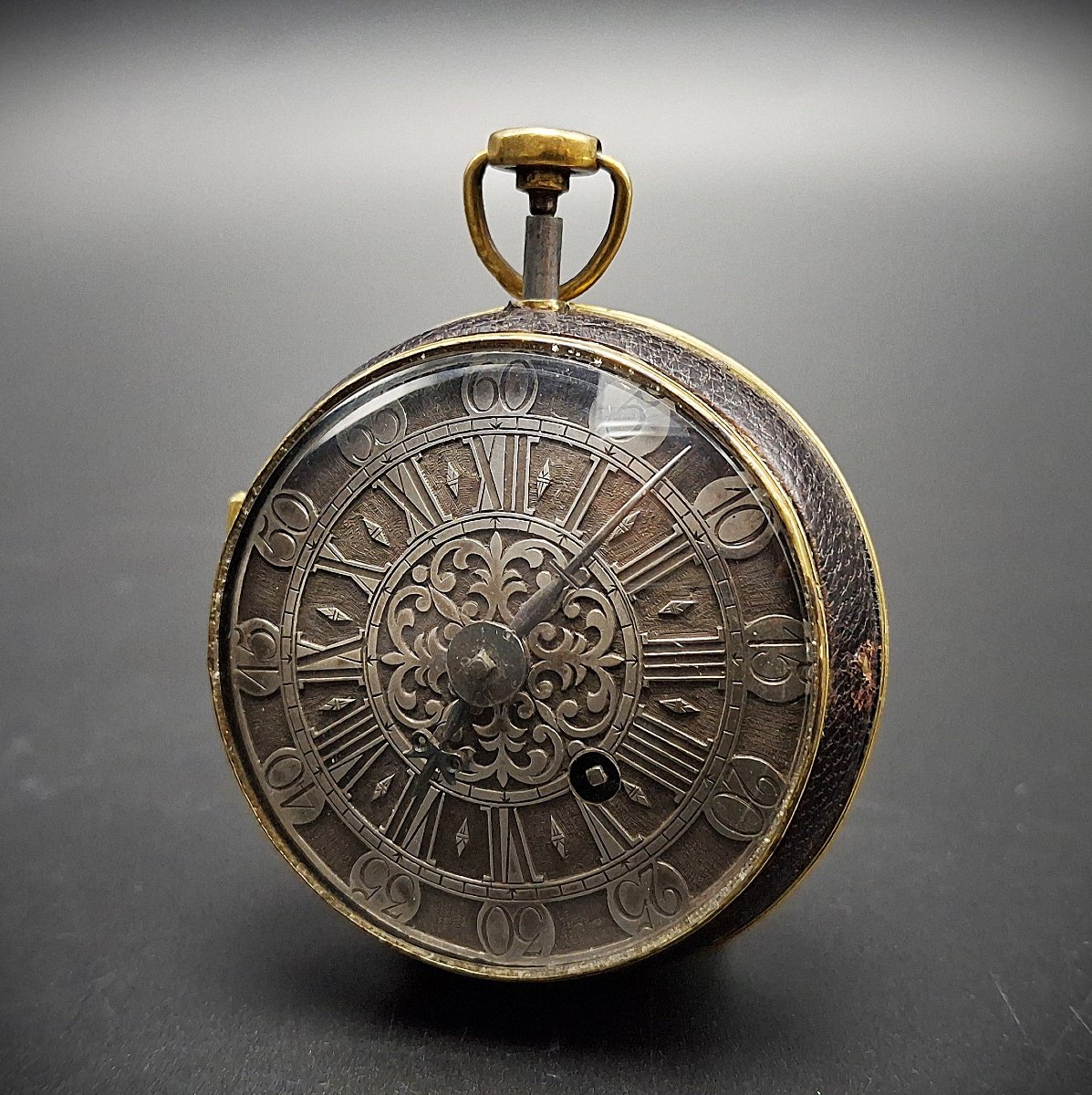Raro orologio Oignon francese con funzione ripetizione, Jean Godde Laisne, 1695 circa.